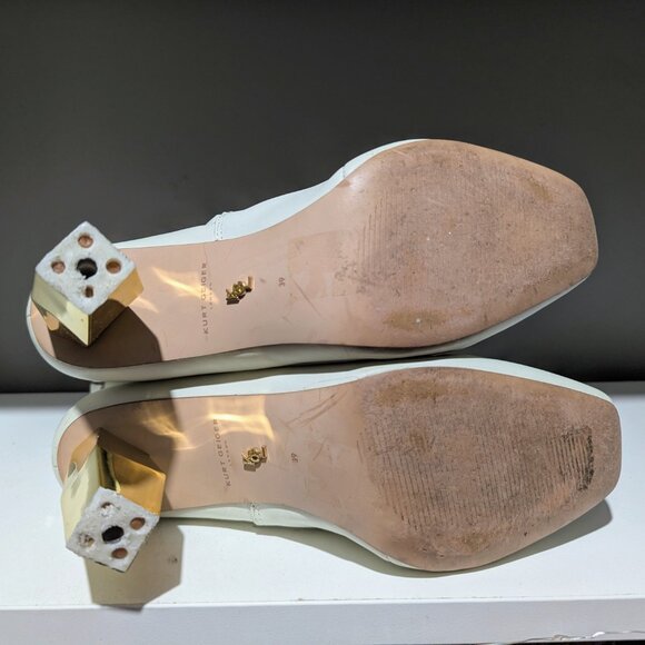 Kurt Geiger London white leather ankle boots - Picture 3 of 9